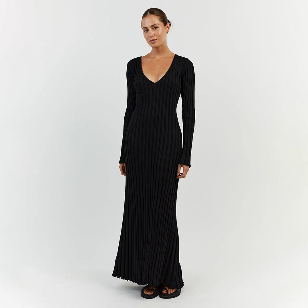 Nola – Robe Maxi Tricotée