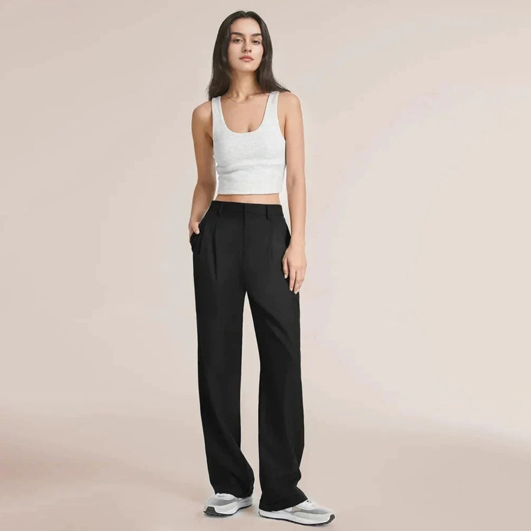 Celina – Pantalon Taille Haute
