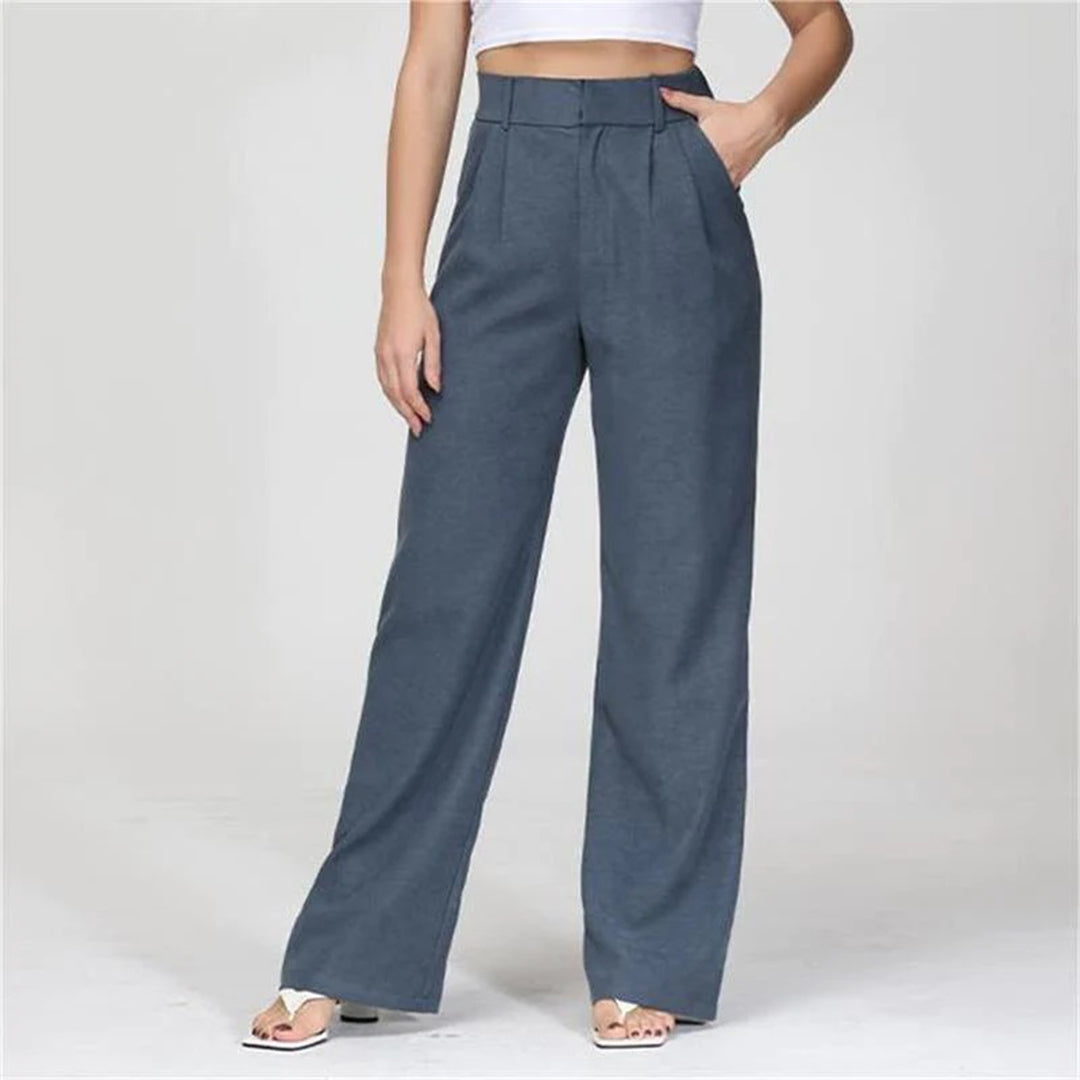 Celina – Pantalon Taille Haute