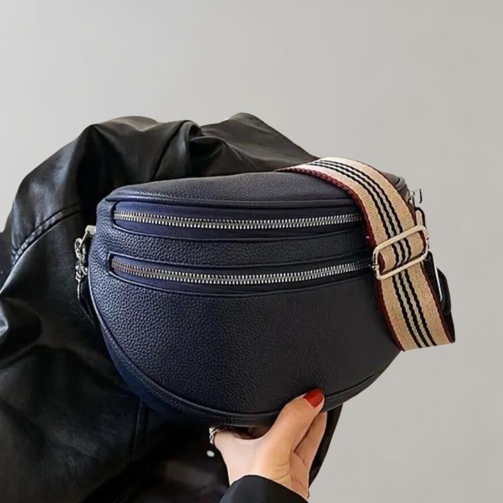 Arvella - Sac à bandoulière avec double fermeture éclair