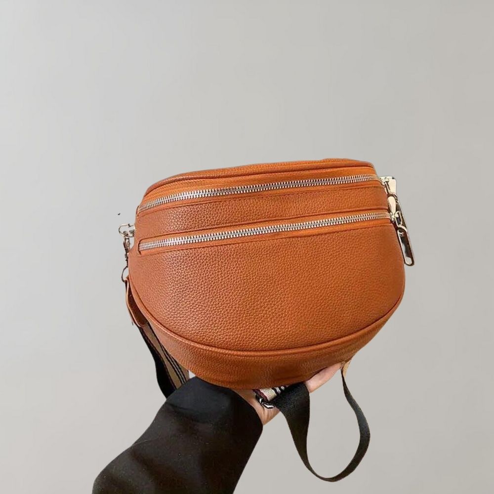 Arvella - Sac à bandoulière avec double fermeture éclair