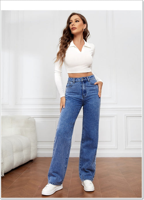 Sanne – Jean Baggy Décontracté