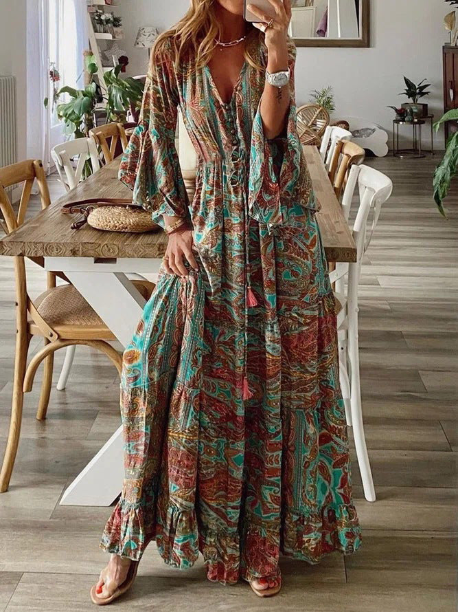 Agathe – Robe Longue Bohème