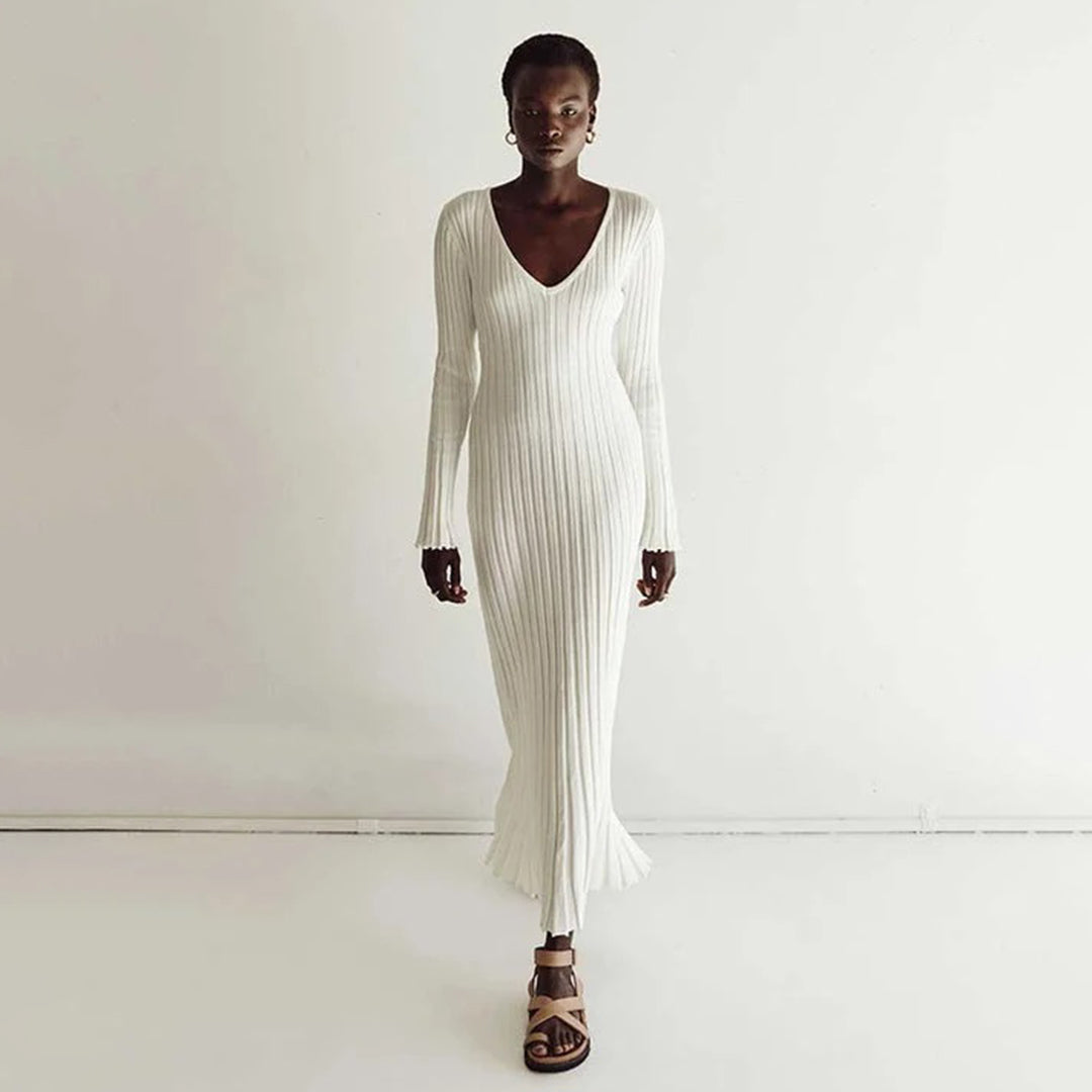 Nola – Robe Maxi Tricotée