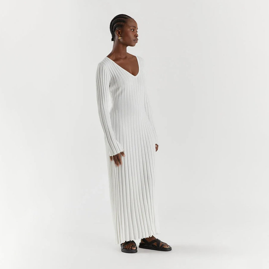 Nola – Robe Maxi Tricotée