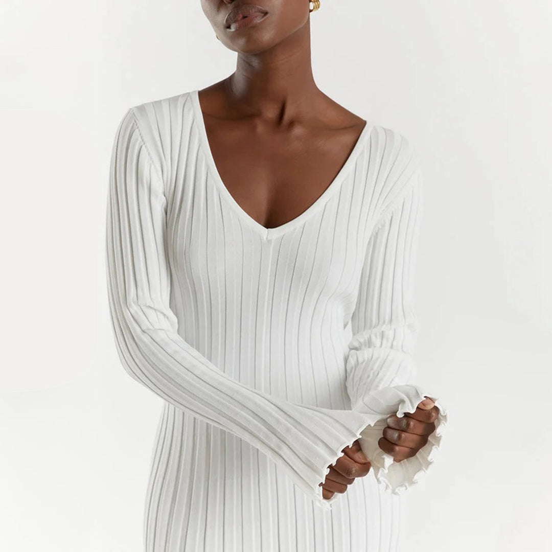 Nola – Robe Maxi Tricotée