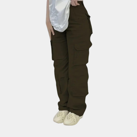 Cecilia – Pantalon Cargo à Multiples Poches