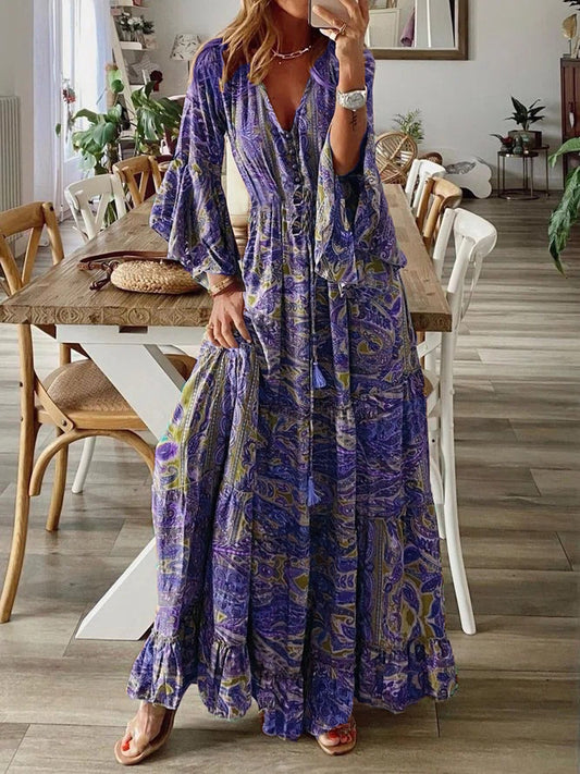 Agathe – Robe Longue Bohème