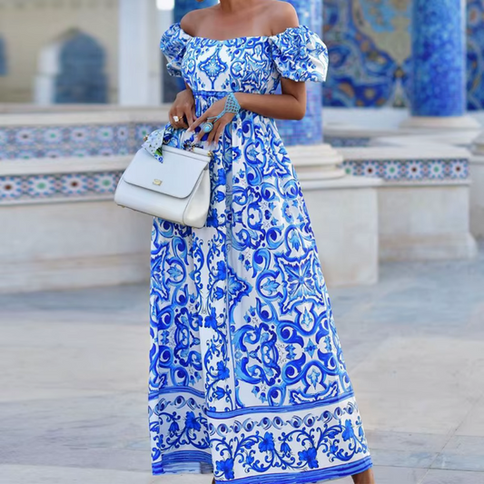 Holly - Robe bohème colorée