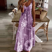 Aino – Robe Fleurie à Décolleté en V