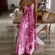 Aino – Robe Fleurie à Décolleté en V