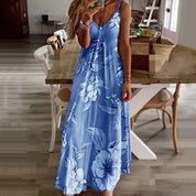 Aino – Robe Fleurie à Décolleté en V